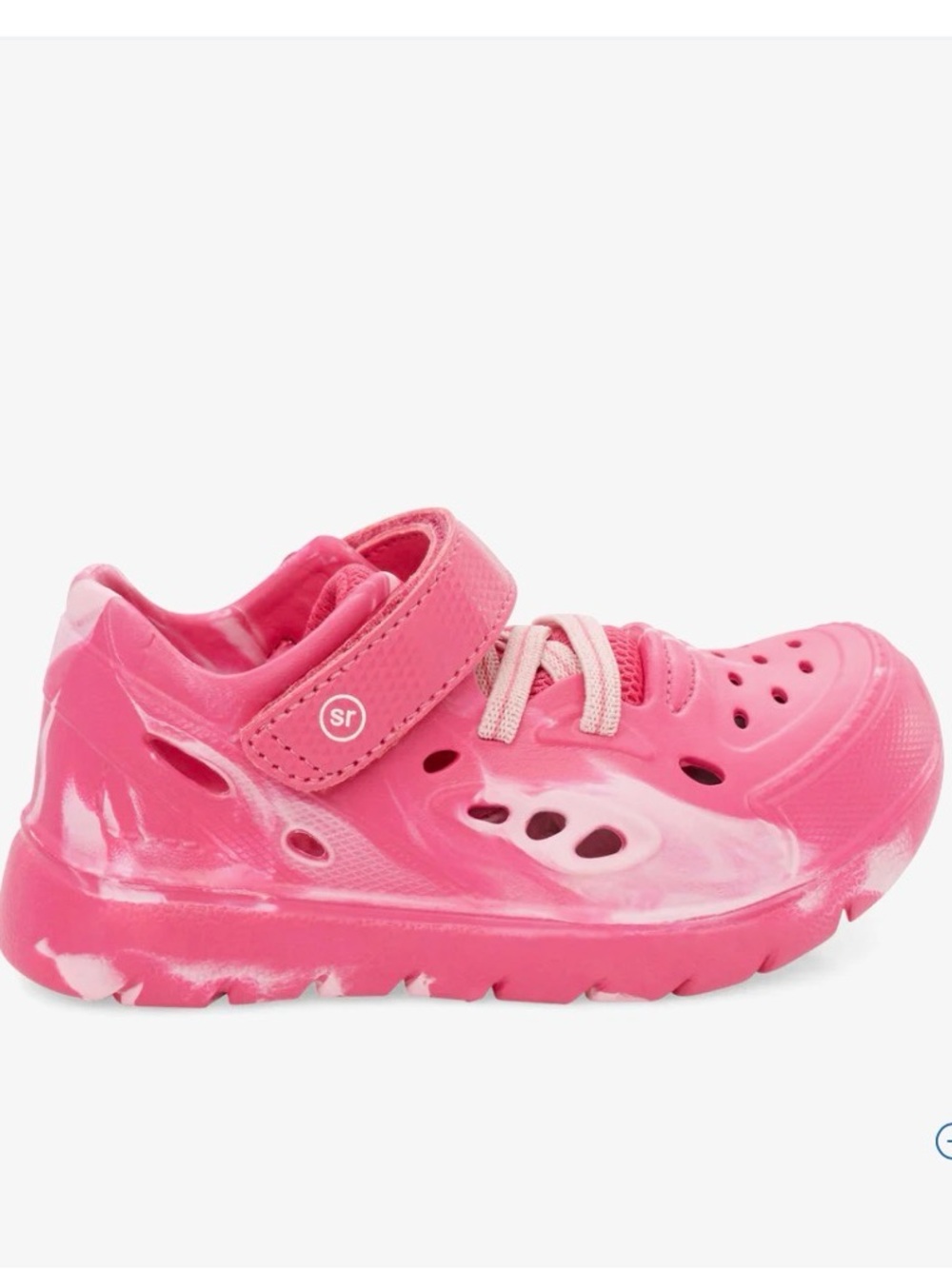 Stride Rite ocean Kids Pink Slip-On Active Water Shoes size 9 toddler